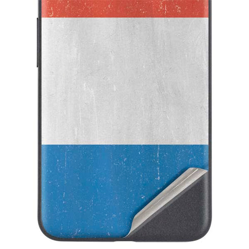Netherlands Flag Distressed Google Pixel 5a Skin